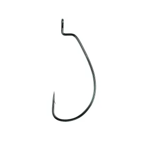 Eagle Claw Lazer Worm Extra Wide Gap Hook #3/0 Platinum Black 6PK