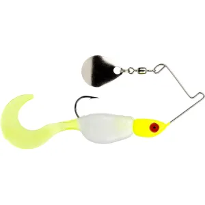 Mr. Crappie Spin Baby 1/8oz Refrigerator White Nickel