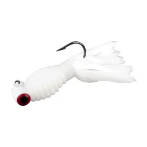 Mr. Crappie Sausage Head w/ Crappie Thunder Jig White 1/16 oz