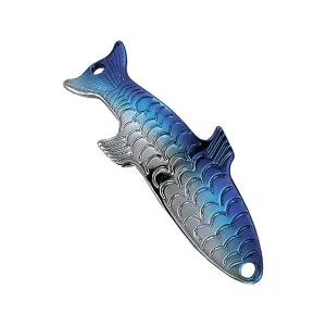 Acme Phoebe Spoon Silver Neon Blue 1/4 oz