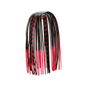 Z-Man Ez Skirt 3pk Black Red Chrome/Red Tips