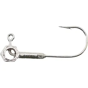 Crappie Magnet Eye Hole Brandon Smith Hammer Head 1/16oz Jighead Nickel
