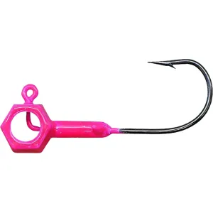 Crappie Magnet Eye Hole Brandon Smith Hammer Head 1/16oz Jighead Pink