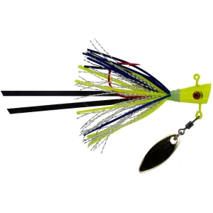 Crappie Magnet Fin Spin Pro Underspin Jig Therapist Chartreuse 1/8 oz