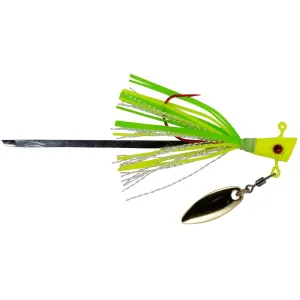 Crappie Magnet Fin Spin Pro Underspin Jig Wizard's Chartreuse 1/8 oz