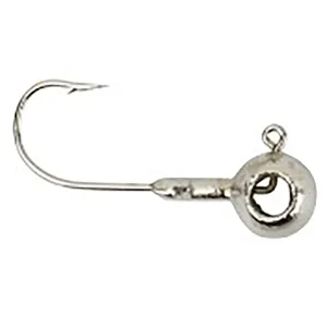 Crappie Magnet Eye Hole Round 1/16oz Jighead Nickel