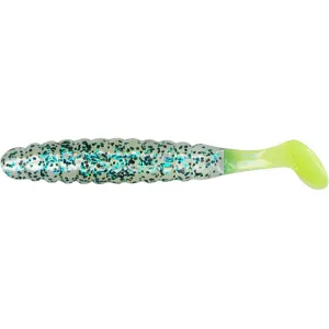 Charlie Brewer's Crappie Slider Grub Baby Bass/Chartreuse Tail