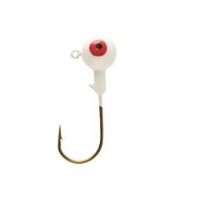 Eagle Claw Ball Head 1/8oz Jighead White