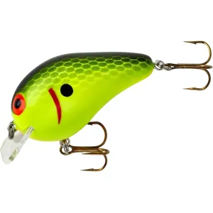 Bomber Square A Square Bill Crankbait 1/4oz Chartreuse Black Scales
