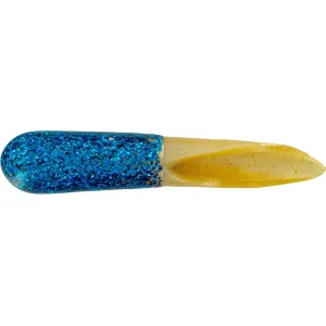 Big Bite Baits Scentsation Tailcutter Grub Blue Glitter Pearl