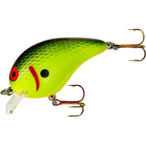 Bomber Square A Square Bill Crankbait 3/8oz Chartreuse Black Scales