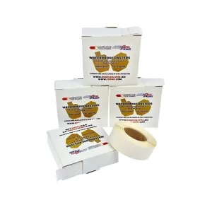 CED Waterproof Target Pasters 7/8" Square White 1000PK