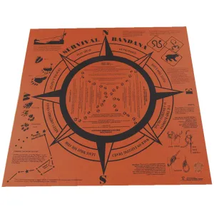 5ive Star Gear Survival Bandana Orange