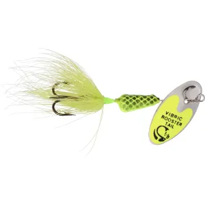 Worden's Vibric Rooster Tail 454 Inline Spinner 1/8oz Chartreuse Mylar