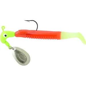 Team Crappie Slab Dragger Underspin Jig Chartruese/Red/Chartruese 1/8 oz