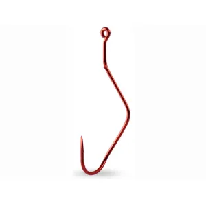 Mustad Slow Death Aberdeen Hook #4 Red 10PK