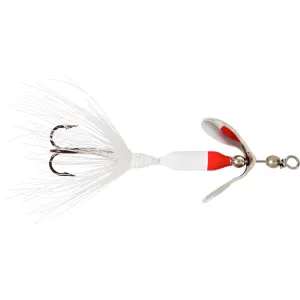 Worden's Rooster Tail 202 Inline Spinner 1/32oz White Red Bronze