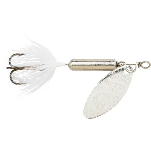 Worden's Rooster Tail 212 Inline Spinner 1/4oz Chartreuse White Bronze