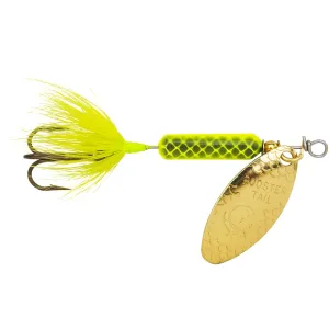 Worden's Rooster Tail 212 Inline Spinner 1/4oz Chartreuse Bronze