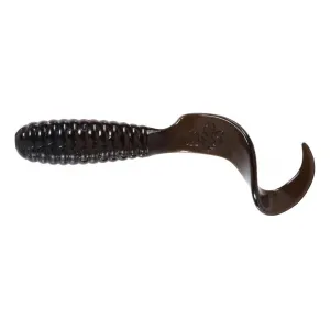 Mister Twister Teenie Curly Tail 2" Grub Black 20PK