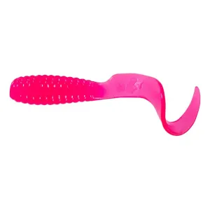 Mister Twister Teenie Curly Tail 2" Grub Pink 20PK