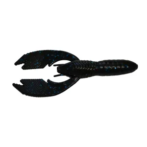 Big Bite Baits Swimming Craw Black Blue Flake