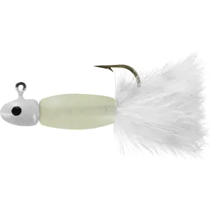Big Bite Baits Lindner Panfish Special Grub Glow/Pearl Tail