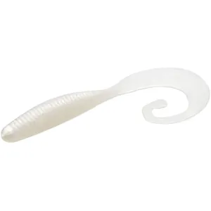 Zoom Tab Tail Grub White Pearl