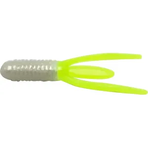 BoneHead Tackle Stump Bug Grub White Lightning