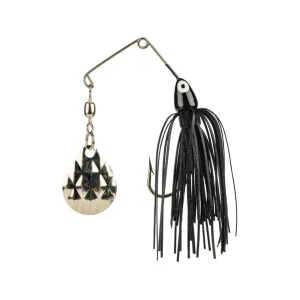 Strike King Mini-King Single Colorado Spinnerbait 1/8oz Black Nickel
