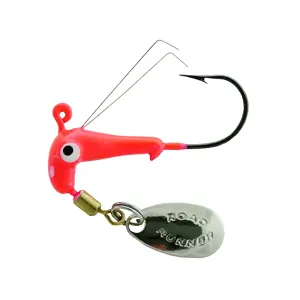 Road Runner Weedless Barbed Head 1/8oz Underspin Jighead Pink