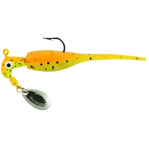 Road Runner Slab Runner Underspin with Baby Shad Jig Cajun Cricket 1/8 oz