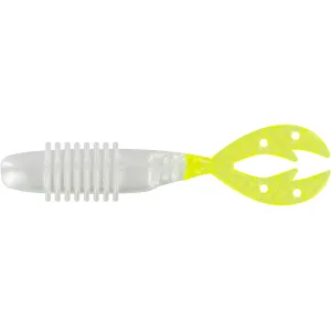Big Bite Baits Kamikaze Swimon Swimbait 2.5 Pearl/Chartreuse Tail