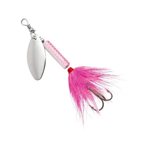 Blue Fox Whip Tail Deep Runner Inline Spinner 1/4oz Pink White Silver