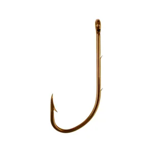 Eagle Claw Baitholder 2 Slices Offset Hook #6 Bronze 10PK