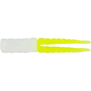 Crappie Magnet Grub White/Chartreuse
