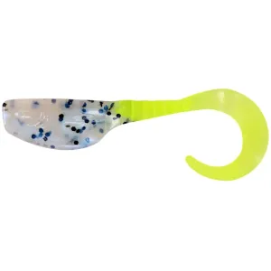 Crappie Magnet Slab Curly Grub ShoNuff/Chartreuse