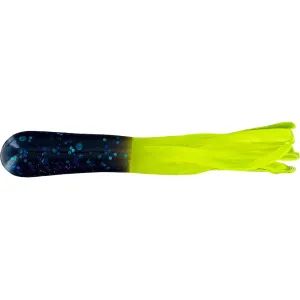 Big Bite Baits Crappie Tube Junebug/Chartreuse