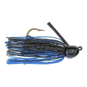 Strike King Bitsy Bug Mini Jig Black Blue 1/4 oz