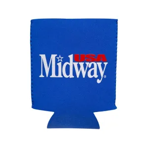 MidwayUSA Can Cooler Neoprene Blue