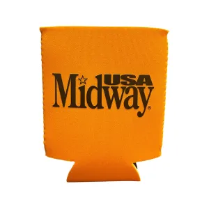MidwayUSA Can Cooler Neoprene Orange