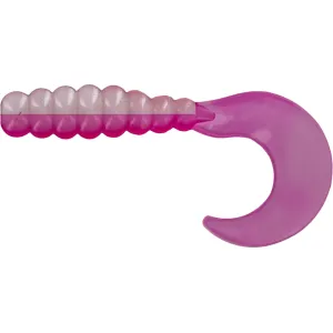 Big Bite Baits Fat Grub Pink White