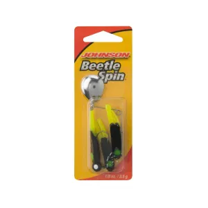 Johnson Beetle Spin 1/16oz Black/Chartreuse Nickel