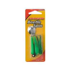 Johnson Beetle Spin 1/16oz Catalpa/Black Stripe Nickel