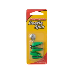 Johnson Beetle Spin 1/32oz Catalpa/Black Stripe Nickel