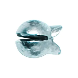 Eagle Claw Removable Split Shot #2 Lead Natural 7PK