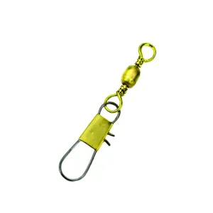 Eagle Claw Barrel Swivel w/Interlock Snap #10