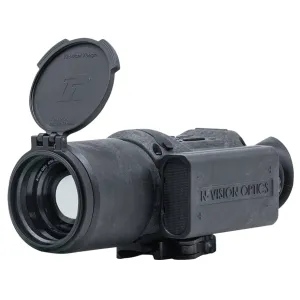 N-Vision HALO-X50 Thermal Scope 640x480 12 Micron Pixel 60 Hz 50mm Germanium Objective Lens 12 Micron Sensor, 8 Reticles, 4 modes with Wifi, Audio and Video Recording, and Carrying Case