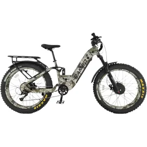Rambo Hellcat FS Electric Hunting Bike AWD Dual Motor 1000W 20Ah Battery XK7