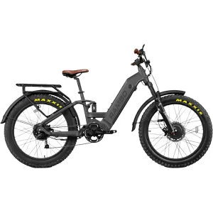 Rambo Hellcat FS Electric Hunting Bike AWD Dual Motor 1000W 20Ah Battery Gunmetal Grey